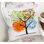 - K2335-Gorsel-1 - Realhomes 4 Mevsim Ağaç Resimli Dekoratif Yastık Kırlent Kılıfı Realhomes