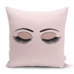 - K237-Gorsel - Realhomes Modern Kirpik Dijital Baskılı Dekoratif Yastık Kırlent Kılıfı Realhomes