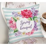 Spring Bouquet Temalı Modern Dijital Baskılı Yastık Kılıfı Realhomes