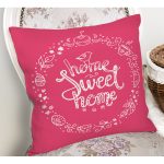 - K239-Gorsel-1 - Realhomes  Home Sweet Home Dijital Baskılı Dekoratif Yastık Kırlent Kılıfı Realhomes