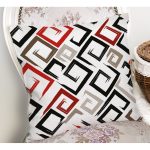 - K2393-Gorsel-1 - Realhomes  Labirent Çizimli Modern Dijital Baskılı Yastık Kılıfı Realhomes