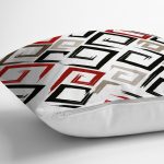 - K2393-Gorsel-2 - Realhomes  Labirent Çizimli Modern Dijital Baskılı Yastık Kılıfı Realhomes