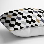 - K2394-Gorsel-2 - Realhomes  Renkli Baklava Desenli Dijital Baskılı Yastık Kırlent Kılıfı Realhomes