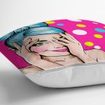 - K244-Gorsel-2 - Realhomes Pop Art Dijital Baskılı Dekoratif Yastık Kırlent Kılıfı Realhomes