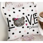 - K2481-Gorsel-1 - Realhomes Love Princess Motifli Dijital Baskılı Dekoratif Kırlent Kılıfı Realhomes