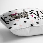 - K2481-Gorsel-2 - Realhomes Love Princess Motifli Dijital Baskılı Dekoratif Kırlent Kılıfı Realhomes