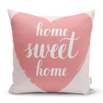 - K250-Gorsel - Realhomes Home Sweet Home Dijital Baskılı Dekoratif Yastık Kırlent Kılıfı Realhomes