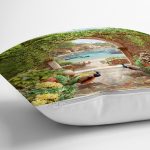 - K253-Gorsel-2 - Realhomes Tavuz Kuşu Dijital Baskılı Dekoratif Yastık Kırlent Kılıfı Realhomes