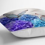 Kelebek Dünyası Dijital Baskılı Dekoratif Yastık Kırlent Kılıfı Realhomes