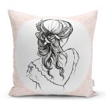 RealHomes Dijital Baskılı Dekoratif Yastık Kırlent Kılıfı Realhomes