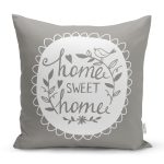 - K307-Gorsel - Realhomes Home Sweet Home Dijital Baskılı Dekoratif Yastık Kırlent Kılıfı Realhomes