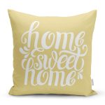 Home Sweet Home Dijital Baskılı Dekoratif Yastık Kırlent K Realhomes