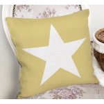 Modern Yıldız Desen Dijital Baskılı Dekoratif Yastık Kırlent Kılı Realhomes