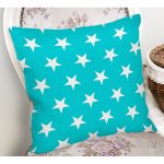 Modern Yıldız Desenli Dijital Baskılı Dekoratif Yastık Kırlent Kı Realhomes