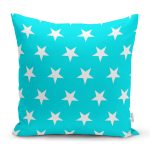 Modern Yıldız Desenli Dijital Baskılı Dekoratif Yastık Kırlent Kı Realhomes