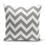 Zİgzag Desenli Dijital Baskılı Dekoratif Yastık Kırlent Kılıfı Realhomes