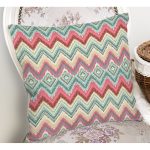 Modern Ebru Desen Dijital Baskılı Dekoratif Yastık Kırlent Kılıfı Realhomes