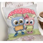 Sevimli Kediler Dijital Baskılı Dekoratif Yastık Kırlent Kılıfı Realhomes