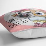 Sevimli Kediler Dijital Baskılı Dekoratif Yastık Kırlent Kılıfı Realhomes