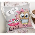 Sevimli Kediler Dijital Baskılı Dekoratif Yastık Kırlent Kılıfı Realhomes