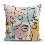 - K4302-Gorsel - Realhomes  RealHomes Bohomian Rustic Özel Tasarım Dijital Baskılı Kırlent Kılıfı Realhomes