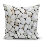 - butterfly - Realhomes Taş Desenli Dijital Baskılı Dekoratif Yastık Kırlent Kılıfı Realhomes