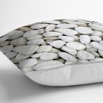 - butterfly - Realhomes Taş Desenli Dijital Baskılı Dekoratif Yastık Kırlent Kılıfı Realhomes