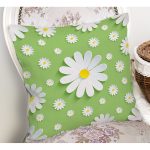 - K4840-Gorsel-1 - Realhomes Realhomes Papatya Desenli Dijital Baskılı Modern Yastık Kılıfı Realhomes