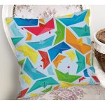 Realhomes Origami Gemiler Dijital Baskılı Modern Yastık Kılıfı Realhomes