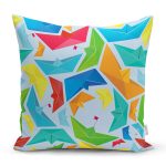 Realhomes Origami Gemiler Dijital Baskılı Modern Yastık Kılıfı Realhomes