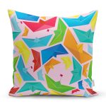 Realhomes Origami Gemiler Dijital Baskılı Modern Yastık Kılıfı Realhomes