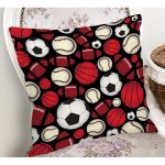 - K4853-Gorsel-1 - Realhomes Realhomes Spor Topları Dijital Baskılı Modern Yastık Kılıfı Realhomes