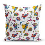 - K4862-Gorsel - Realhomes Realhomes Superman Desenli Dijital Baskılı Modern Kırlent Kılıfı Realhomes