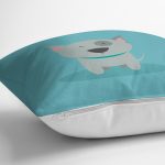 - K4864-Gorsel-2 - Realhomes Realhomes Köpek Desenli Dijital Baskılı Modern Kırlent Kılıfı Realhomes