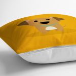 - K4868-Gorsel-2 - Realhomes Realhomes Köpek Desenli Dijital Baskılı Modern Kırlent Kılıfı Realhomes