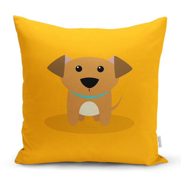 Realhomes Köpek Desenli Dijital Baskılı Modern Kırlent Kılıfı Realhomes