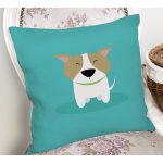 Realhomes Köpek Desenli Dijital Baskılı Modern Kırlent Kılıfı Realhomes