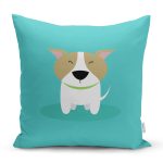 Realhomes Köpek Desenli Dijital Baskılı Modern Kırlent Kılıfı Realhomes