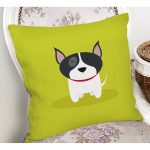 - K4870-Gorsel-1 - Realhomes Realhomes Köpek Desenli Dijital Baskılı Modern Kırlent Kılıfı Realhomes