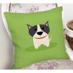 - K4874-Gorsel-1 - Realhomes Realhomes Köpek Desenli Dijital Baskılı Modern Kırlent Kılıfı Realhomes