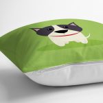 - K4874-Gorsel-2 - Realhomes Realhomes Köpek Desenli Dijital Baskılı Modern Kırlent Kılıfı Realhomes