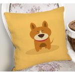 Realhomes Köpek Desenli Dijital Baskılı Modern Kırlent Kılıfı Realhomes