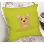 - K4885-Gorsel-1 - Realhomes Realhomes Köpek Desenli Dijital Baskılı Modern Kırlent Kılıfı Realhomes