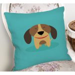 Realhomes Köpek Desenli Dijital Baskılı Modern Kırlent Kılıfı Realhomes