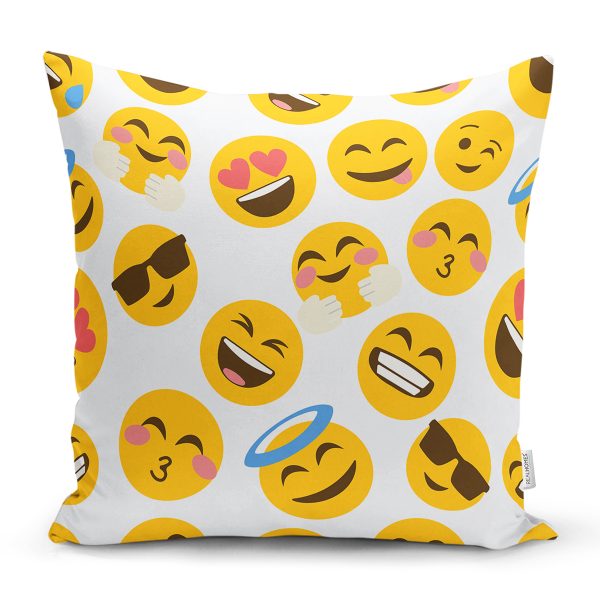 Realhomes Kedi Desenli Dijital Baskılı Modern Kırlent Kılıfı Realhomes