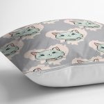 - K4893-Gorsel-2 - Realhomes  Realhomes Kedi Desenli Dijital Baskılı Modern Kırlent Kılıfı Realhomes