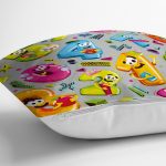 - K4897-Gorsel-2 - Realhomes  Realhomes Renkli Sayılar Dijital Baskılı Modern Kırlent Kılıfı Realhomes