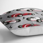 - K4906-Gorsel-2 - Realhomes  Realhomes Yarış Arabalı Dijital Baskılı Modern Kırlent Kılıfı Realhomes