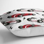 - K4907-Gorsel-2 - Realhomes Realhomes Yarış Arabalı Dijital Baskılı Modern Kırlent Kılıfı Realhomes