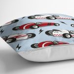 - K4908-Gorsel-2 - Realhomes Realhomes Yarış Arabalı Dijital Baskılı Modern Kırlent Kılıfı Realhomes